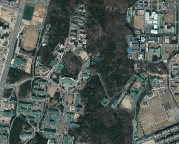 영상입력 - 촬영년도가 다른 영상입력 및 RPC보정 이미지 1