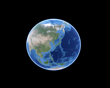 전구 기반  2D/3D 도시 이미지 1